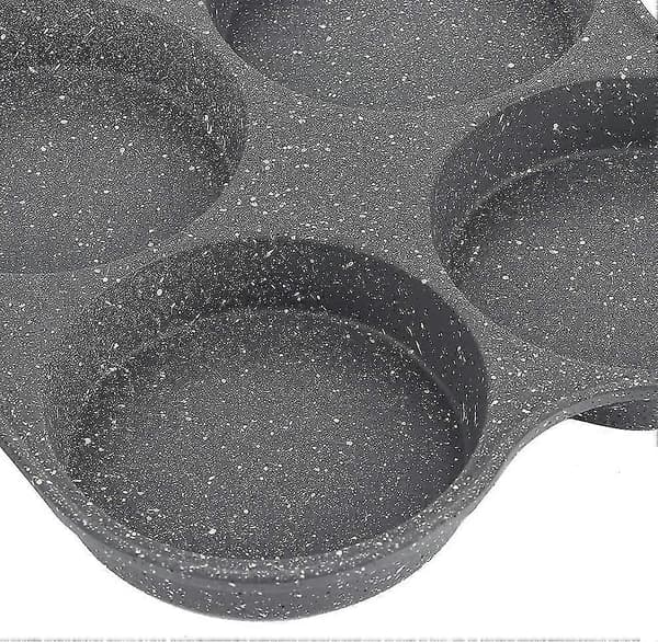 Eggpanne Omelettpanne Stekepanne, 4-Hulls Omelettpanne Non-Stick Stekepanner
