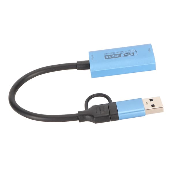 4K o Video Capture Card USB3.0 HD Multimedia Interface till USB C Video Capture Adapter för Gaming Live Streaming Z29C