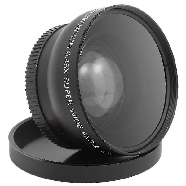 55mm Makro Vidvinkelobjektiv 0.45x Hd För Sony Dslr A230 A350 A300 A330 A500