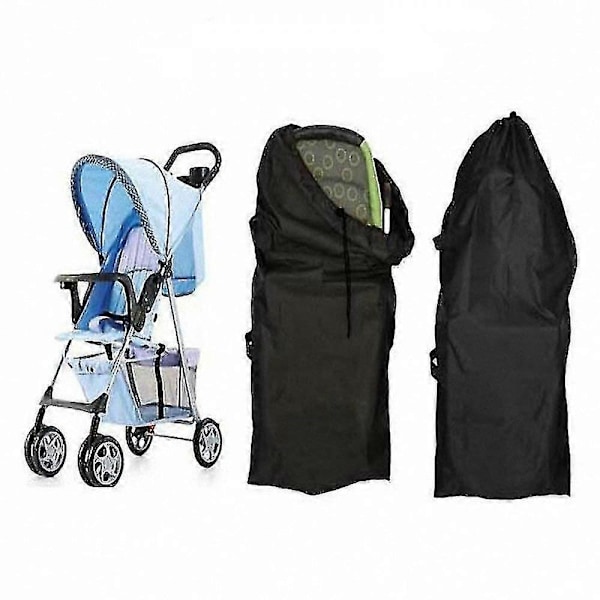 Baby Spädbarn Barn Grind Kontroll Paraply Standard Dubbel Barnvagn Sittvagn Sulky Resväska B QCK