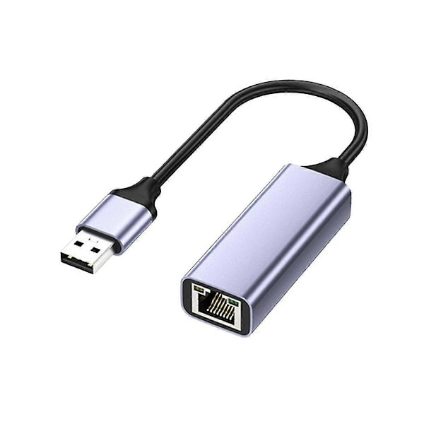 Type-C til RJ45 Ethernet Adapter Type-C 3.0 PC Internett Type-C 1000Mbps Nettverksadapter for Laptop/T