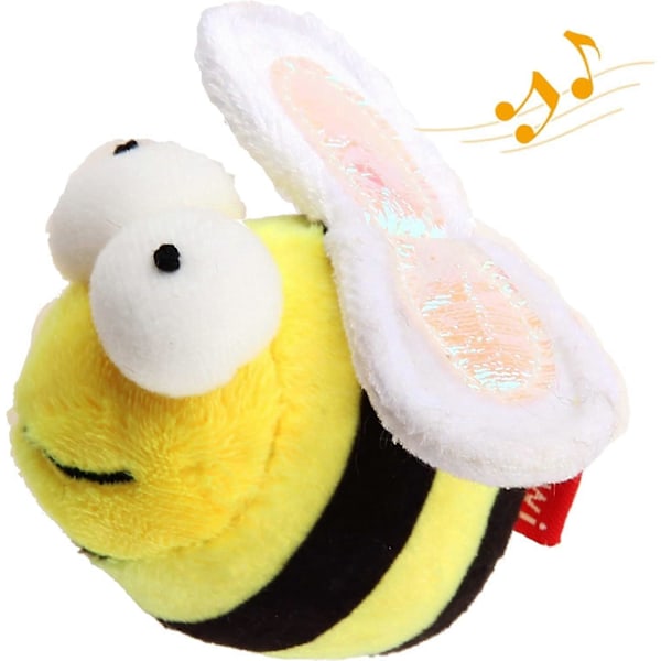 Interaktiv Pipande KattleksakChirpy Bee Ljudleksak för KatterMelody Chaser Leksak med Pip för Uttråkade Kattungar