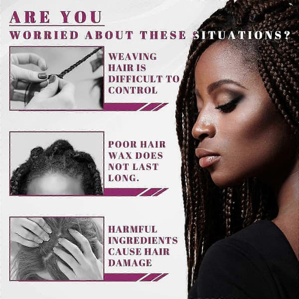 Jaysuing Dreadlocks Hårstyling Gel Återfuktande Formande Glans Pomada Dreadlocks