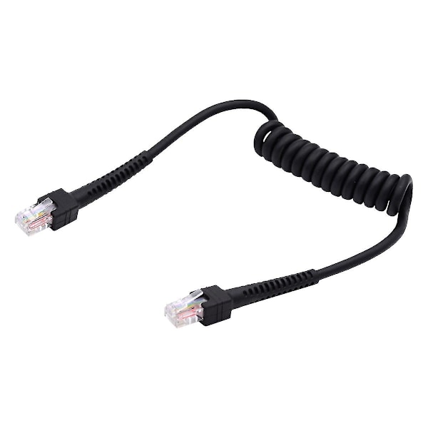 UT-019-1.0M RJ45 Hane till Cat6 Hane 8P8C UTP Stretch Spiral Kabel LAN Ethernet Nätverks Patchkabel 100