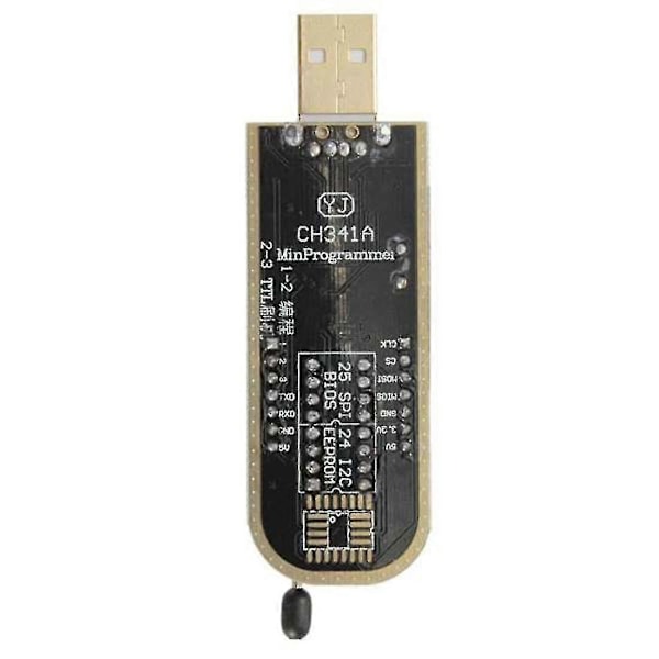 Ch341a 24 25 Serie Eeprom Flash Bios Usb Programmeringsmodul + Soic8 Sop8 Testklips Til Eeprom 93cxx Y