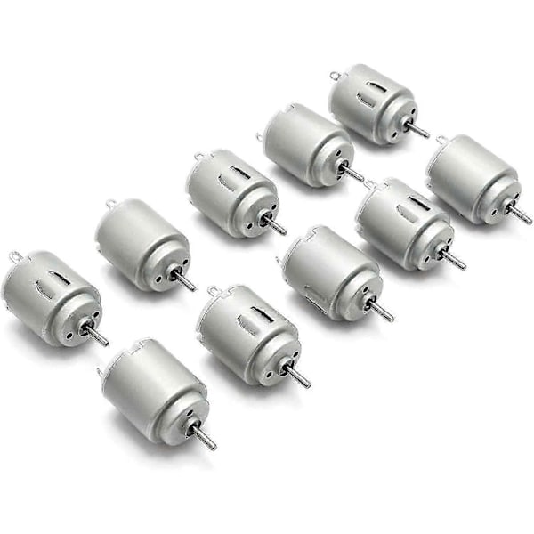 10kpl DC-moottori 140 Mini Sähkömoottori DC 3-5v 6300 Rpm DIY-projekteihin