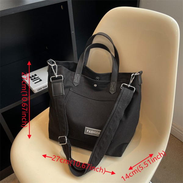 Naisten muoti Canvas Crossbody Laukut Suuren kapasiteetin naisten Yksinkertaisuus Monipuoliset Olkalaukut Designer Naisten Vapaa-ajan käsilaukut Khaki