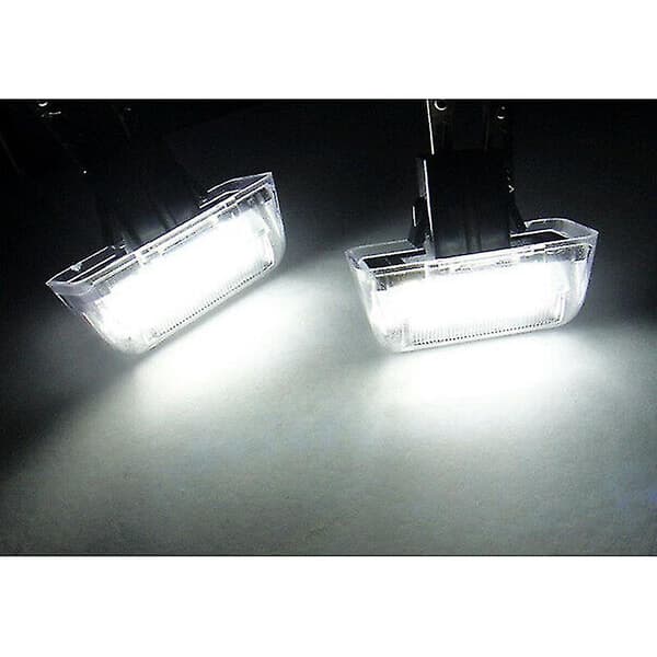 2x LED Nummerpladelys Hvid Til Transit Tourneo Mk5 Mk6 Mk7 1995-14
