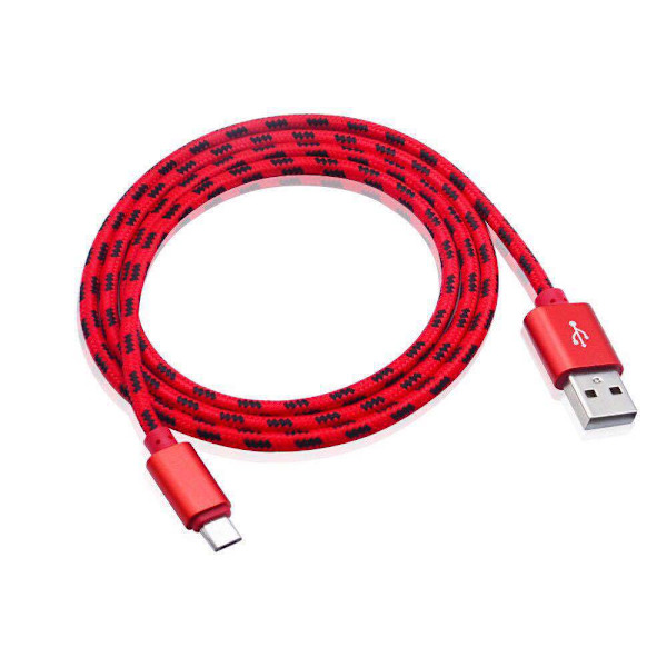 5-pack 2-meters flätade Lightning-kablar för iPhone 11, 13 och 14