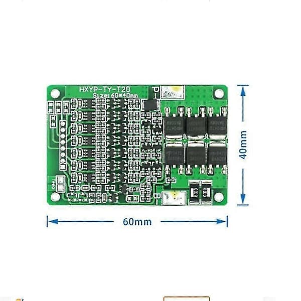 Batteriskyddskort Balans 29.4v Bms 7s 20a Litium 18650 Skyddskort