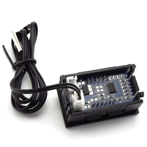 DC 12V LED Digitalt Display Termometer -50- 110 Celsius Bilmåler Temperatur Kjøretøy