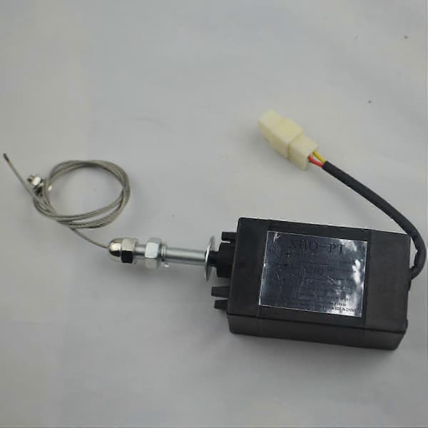 Normalt lukket DC 12V motorflammeutløser Motorstopp magnetventil -PT Power Off Pull Flameou Edition d