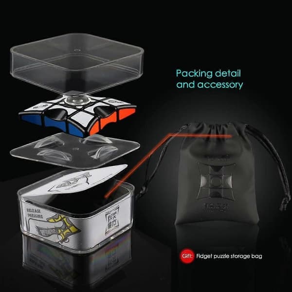 Fidget Spinner Cube, 1x3x3 Floppy Cube -palapeli, Spinner Anti-Anxiety Fidget -lelut lapsille ja aikuisille
