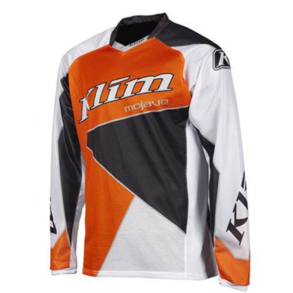 Sommer FOX terrengsykkel offroad ridedress MTB lang T-skjorte orange XXL