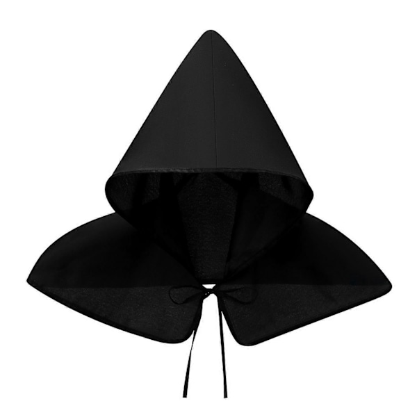 Halloween Hat Retro Steampunk Cosplay Hat Snørelukning Sjal Hætte Troldmand Troldkvinde Rollespil Spøgelseshus Karneval Party Kostume