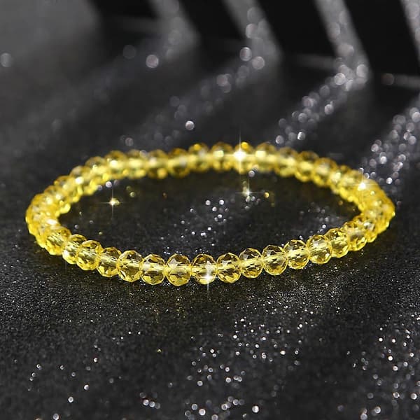 Klara Kristall Design Armband Glänsande Elastiska Par Presenter Jubileum