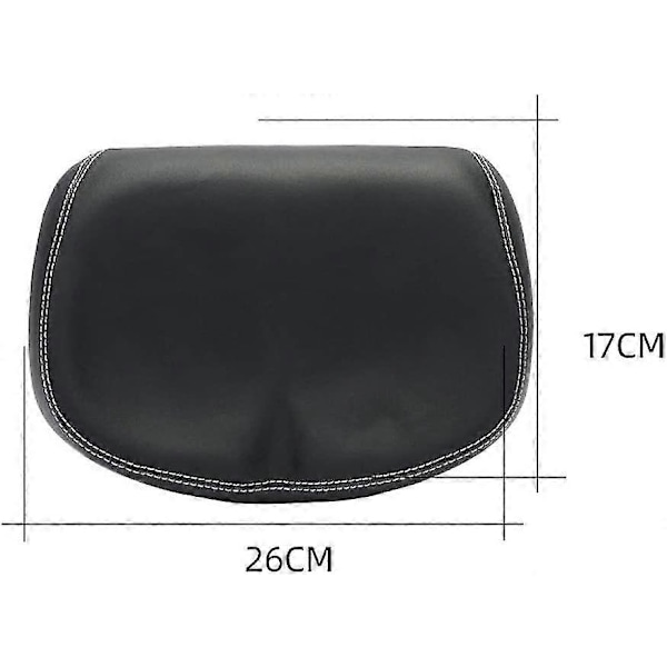 Sadell uden næse med komfortabelt bredt design og memory foam-polstring til de fleste cykler