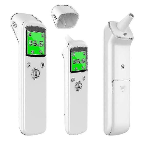 2024 Ny 2 I 1 Panne Termometer Øretermometer - Digitalt Infrarødt Termometer