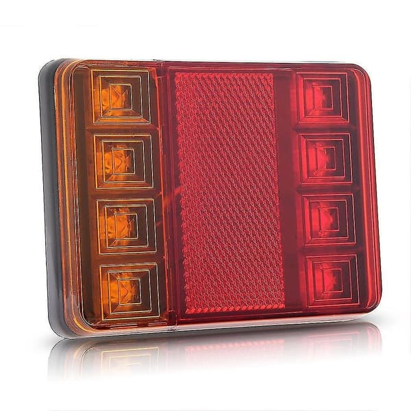 8 Led Dc12v Vanntette Baklykter Baklys For Tilhenger Lastebil Båt