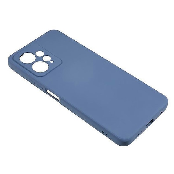 Kompatibelt för Xiaomi Redmi Note 12 4G Gummibelagt TPU-telefonfodral Fiberfoder Anti-fall Telefonskal Grey