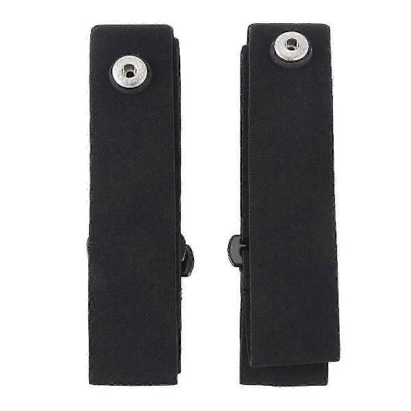 2 stk elastiske bryststropper for pulssensor Geonaute Heart Rate Sensor Chest Belt Edition 2