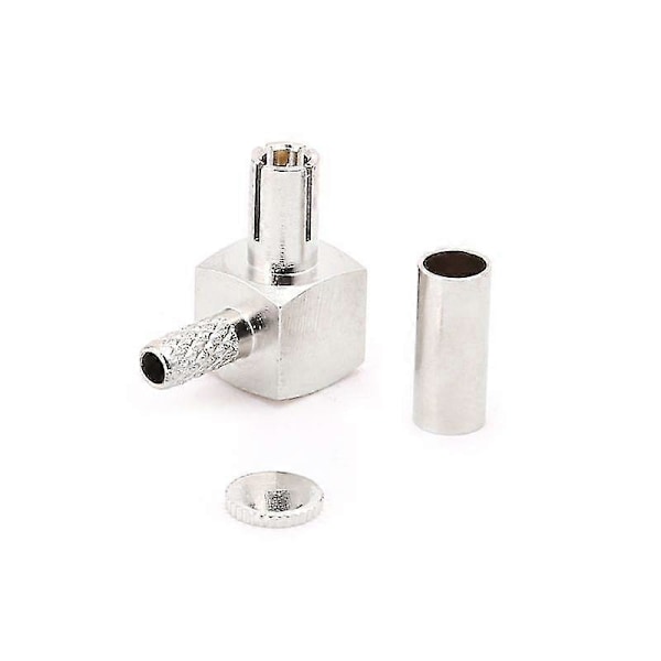 TS9 Hane Kontakt RF Högervinkel 90 Graders Krymp Koaxial Adapter För RG174 RG316 LMR100 Kabel