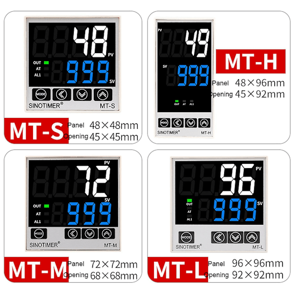 Digitaalinen lämpötilansäädin termostaatti lämmitykseen ja jäähdytykseen, kotikäyttöön, instrumenttirele/ulostulo M