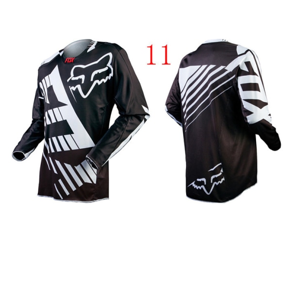 Sommer mænds FOX downhill tøj cykel hurtigtørrende åndbar langærmet T-shirt style 11 XS