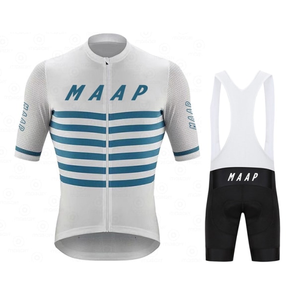 Maap Cykeltröja Set 2023 Cykelkläder för män Sommar Kortärmad MTB Bike Suit Cykel Cykel Kläder Ropa Ciclismo Hombre cycling set 2 3XL