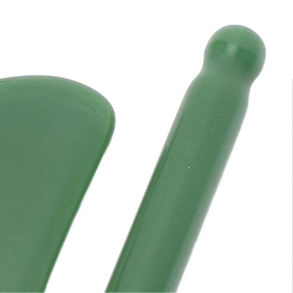 3 st Gua Sha Ansiktsverktyg för Hudvård Minska Svullnad Förbättra Cirkulation Jadesten Roller Set Grön