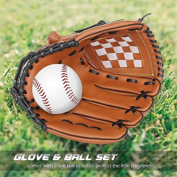 Manusa baseball, Kunstlæder, 12.5\", Brun