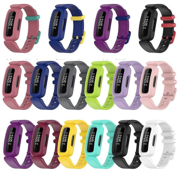 Håndledsrem til Fitbit Ace 3 Børne Smart Watch Band til Fitbit Inspire 2 Klassisk Armbånd
