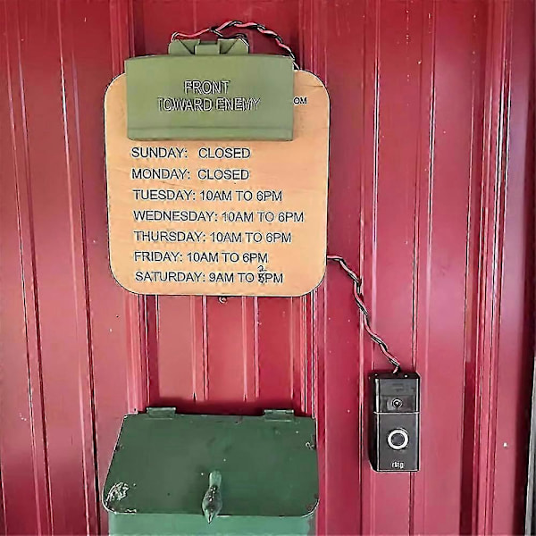 2024 Viral Ring Cam Claymore Mine Kit Replika - Perfekt til Pranks og Sikkerhed