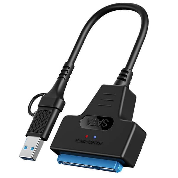 Datakabelkontakt Usb Till Usb Adapter Plug-And-Play Hårddiskkabel 40.00X4.50X1.00CM 1St
