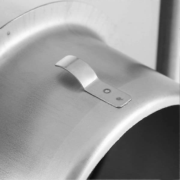 100mm Ventilationsgitter i Stål, Rustfrit Stål Klapp Udluftningsgitter