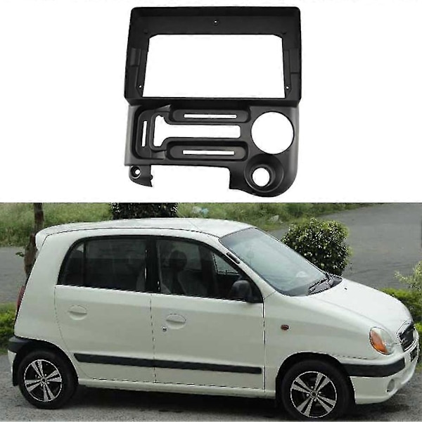 Bilradio Fascia for Santro 2003-2005 DVD Stereo Rammeplate Adapter Montering Dash Installasjon Bez