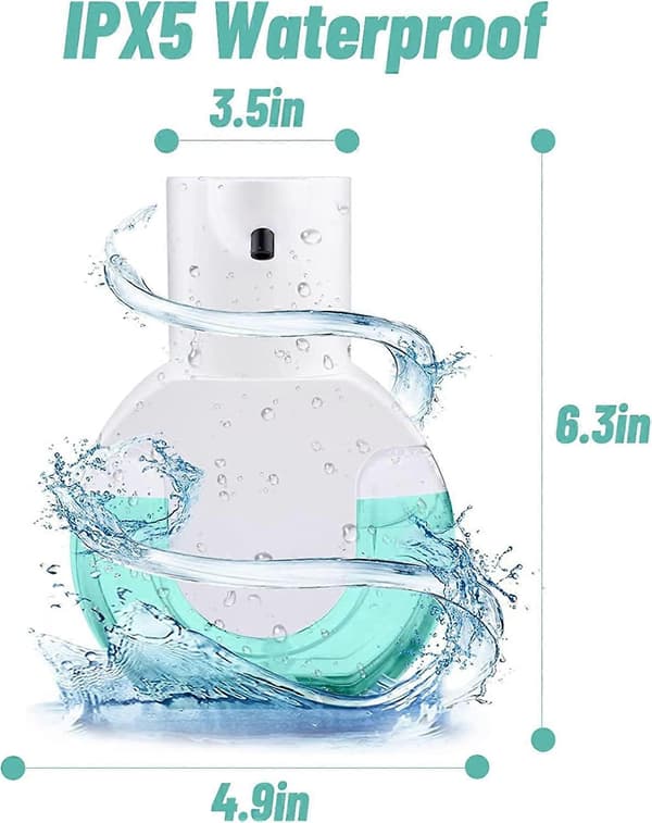 Automatisk sæbedispenser - Automatisk sensor sæbedispenser Smart skumgel vasketelefon vægmonteret infrarød sensor sæbedispenser