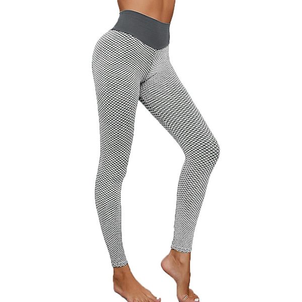 Tflycq Naisten Stretch Jooga Leggingsit Fitness Juoksu Kuntosali Urheilu täyspitkät aktiivihousut Gray M