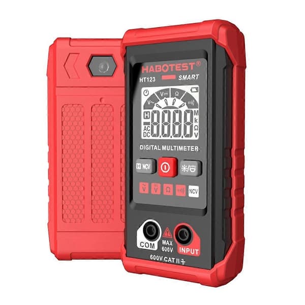 LCD-Digitalt Multimeter Voltmeter AC DC OHM-Kontinuitet Kretstester 600V