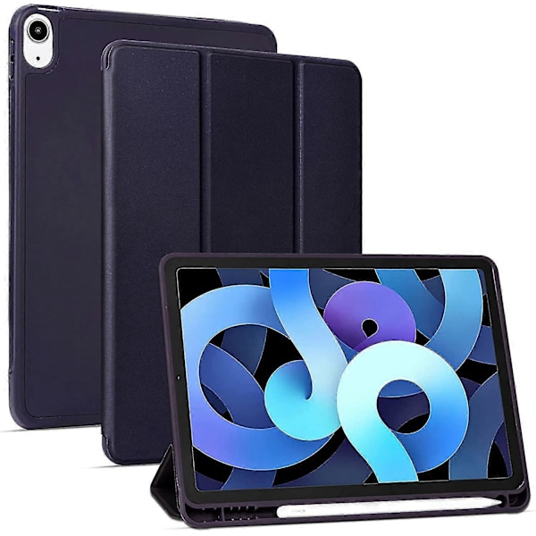 Til Ipad Air 4. generation 10.9 Etui (2020) / Ipad Air 5. generation 10.9 Etui (2022) Auto Væk/Sov Funktion Stående Cover, Blå