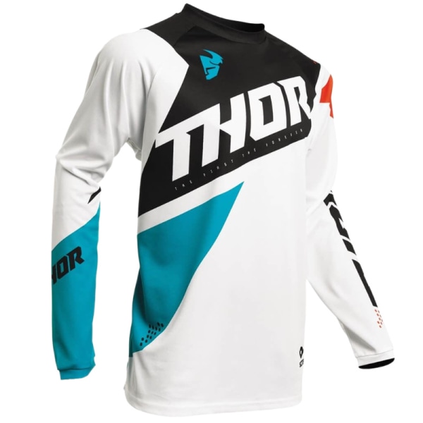 2023 sommer nye THOR downhill klær sykkelklær pustende langermet T-skjorte style 4 XS