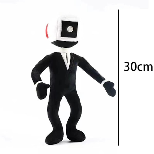 Skibidi WC Pehmo 30cm Anime Pehmo Pehmo Pehmo Täytetyt Eläimet Pehmeä Hauska Pehmo Lasten Joulun Syntymäpäivälahjat Nukke Light Green