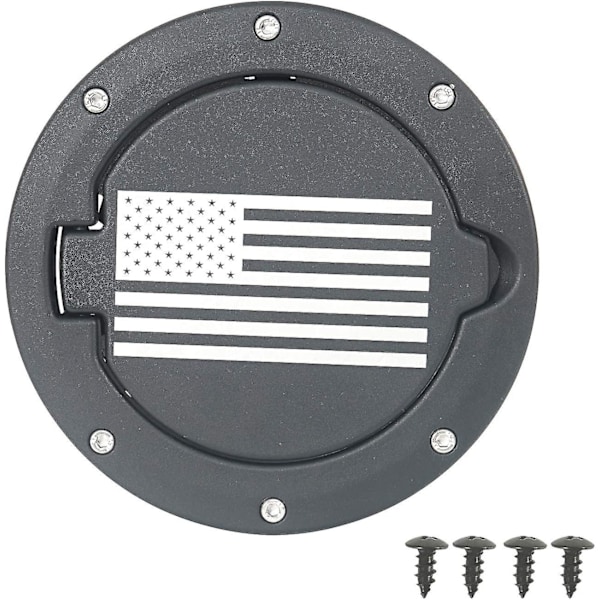 For Jeep Wrangler For Tj 97-06 Bensintanklokk Dør Fyller Tank Svart