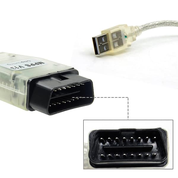 Smps Mpps K-can V13.02 V12 Flasher Chip Tuning Interface Obd-ii Ecu Programmer Remap Obd2 Profesjonell Diagnosekabel