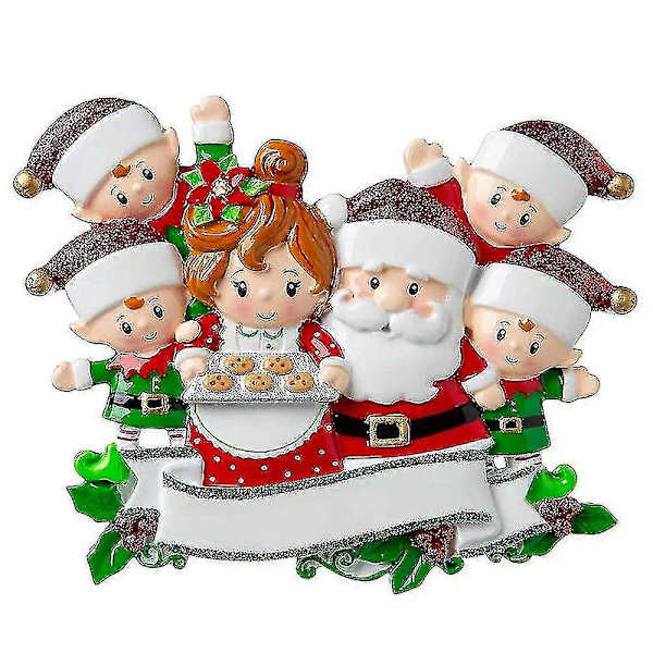 Julepynt familie juletre dekorasjon julekule julepynt no3614-ZZY