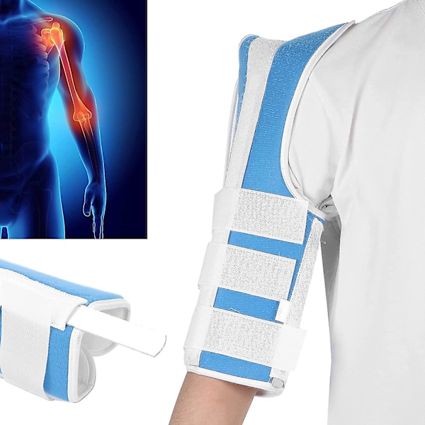 Övre Armskena Justerbar Humerus Skena Armskena Fixator För Frakturåterhämtning Storlek M1pcs-blå