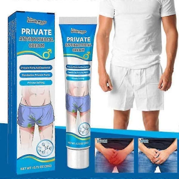 2x Män Intimkräm 20g För Män Balanit Klåda Lindring