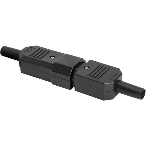 1 par AC250V 10A IEC C14 Han C13 Hun, 3 ben terminaler Inline Adapter Stik Strømstik