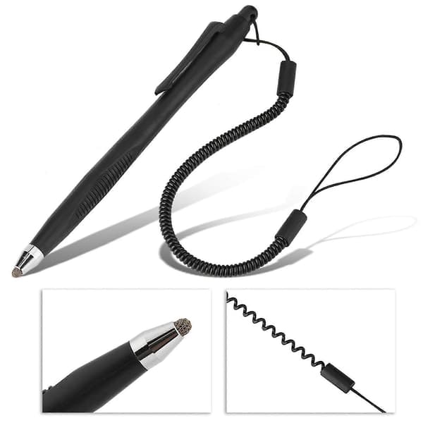 2st Universal Touch Screen Penna med Fjäderslang för Tablet Telefon Fin Spets
