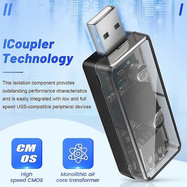 ADUM3160 USB Isolator Modul USB til USB Spændingsisolator Modul Understøtter 12Mbps, Brugt til at Isolerer Støj i Kredsløbssystem